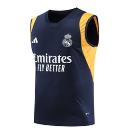 Real Madrid Marineblaue Vor dem Spiel-Weste 23/24