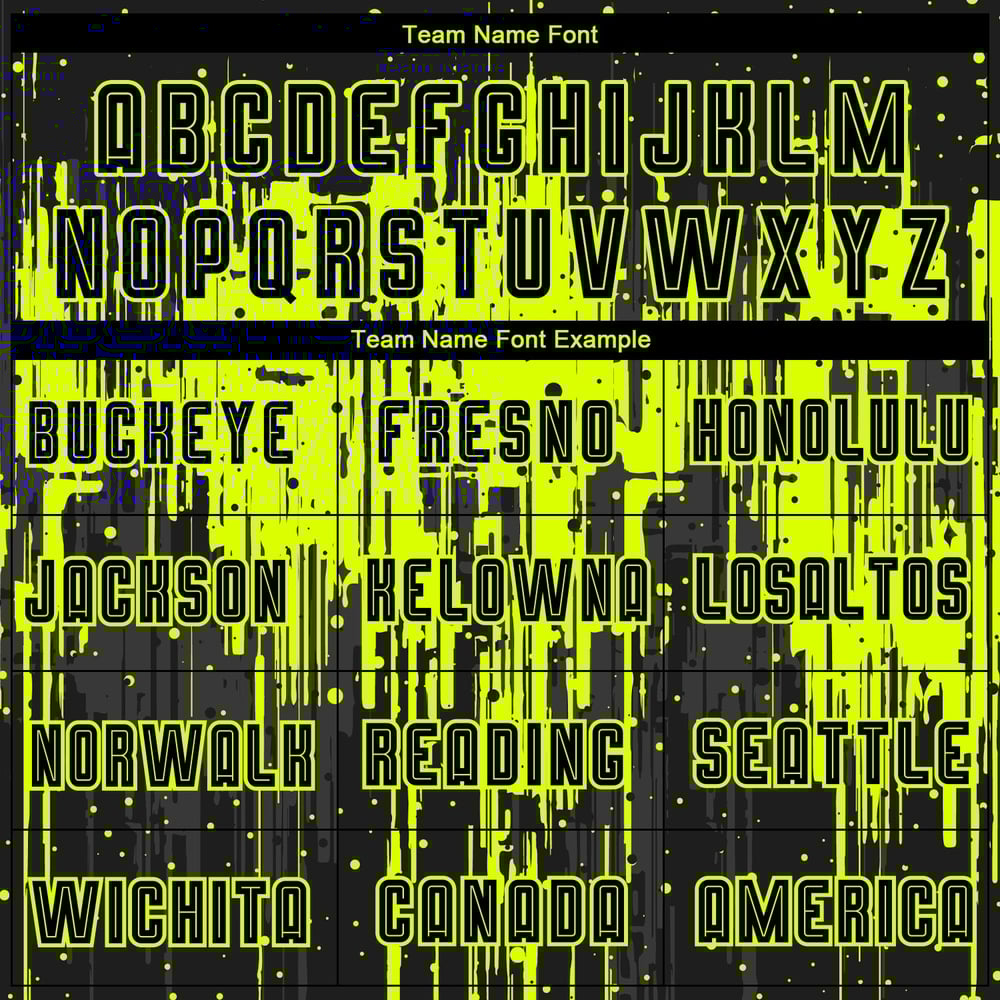 Jersey Sublimation Neon Green Uniform Custom Black Soccer