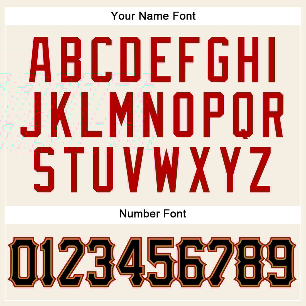 Black-Red Authentic Custom Cream Jersey Baseball Sleeveless