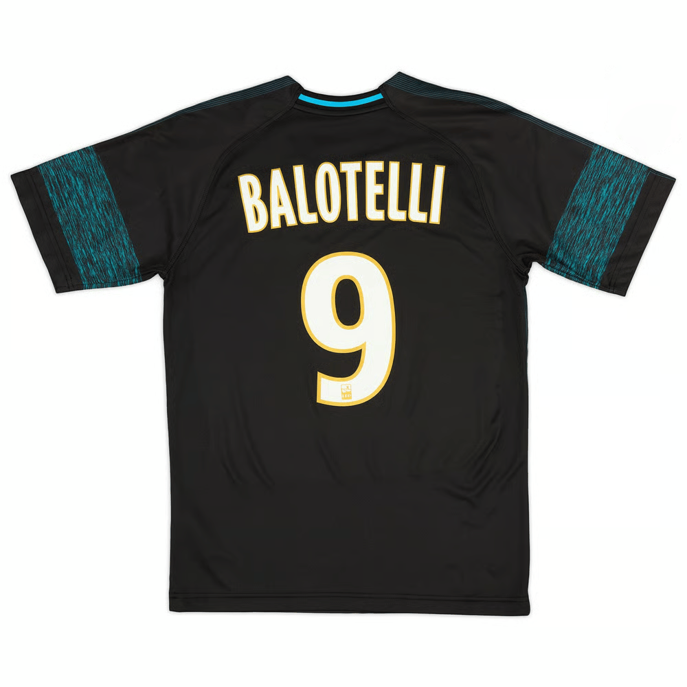 Herren Olympique Marseille Auswärts-Retro-Trikot 2018/19 Balotelli #9