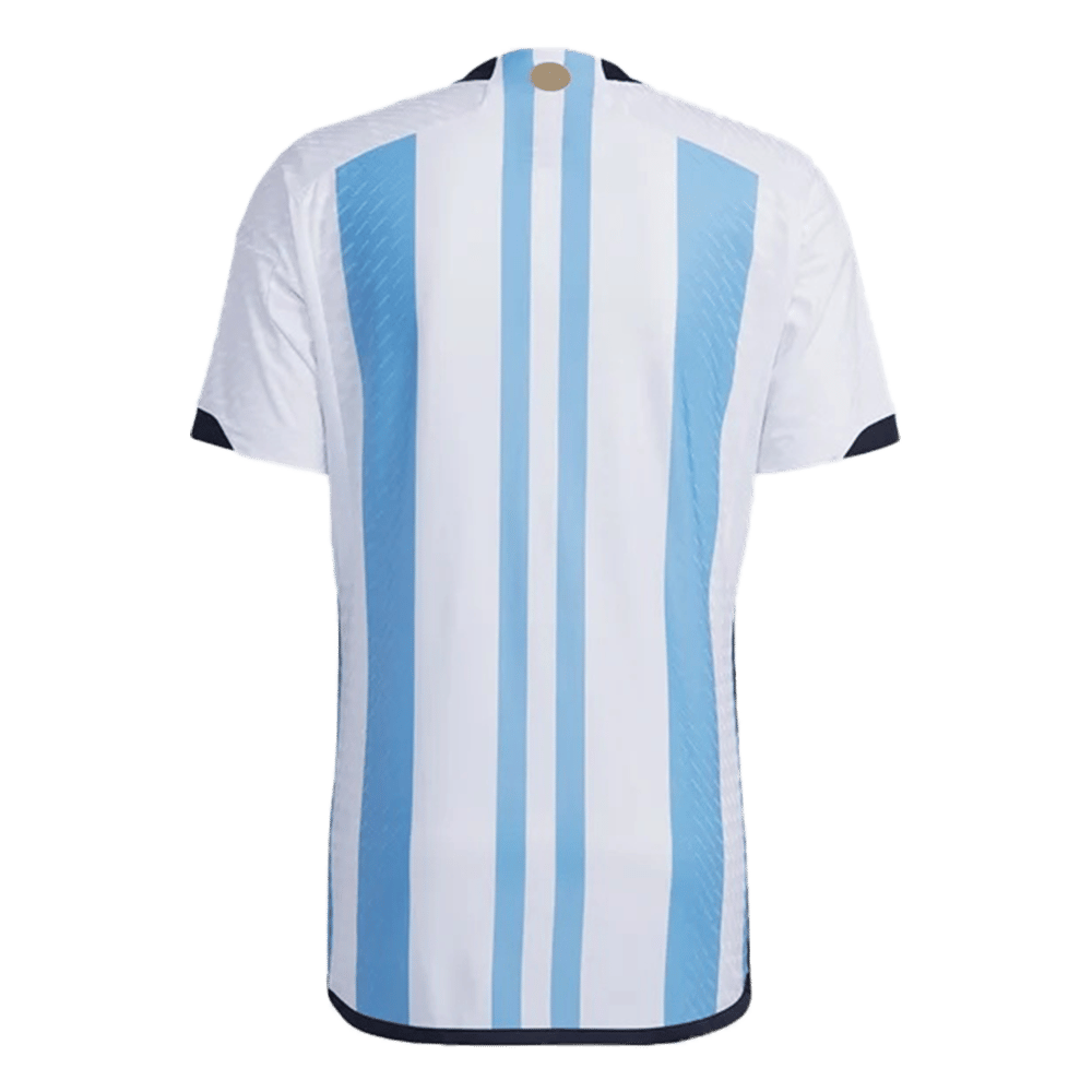 Argentina 3 Stars Player Version Home Jersey World Cup 2022