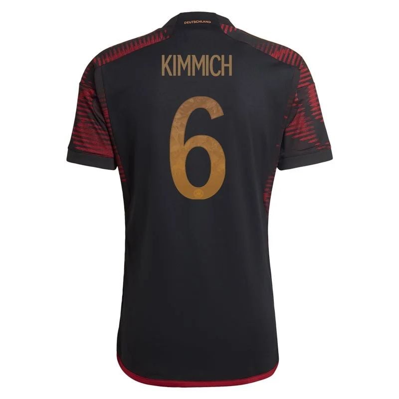 Joshua Kimmich #6 Deutschland Auswärtstrikot Weltmeisterschaft 2022