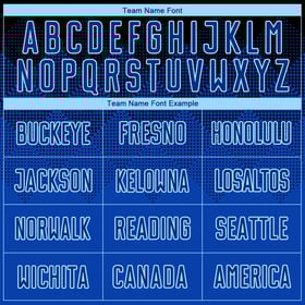 Uniform Soccer Blue Black Jersey Sublimation Custom Royal-Light