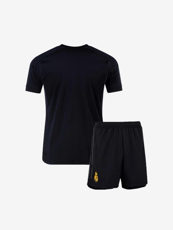 Kinder Real Madrid Drittes Trikot+Kurze Hosen 23/24