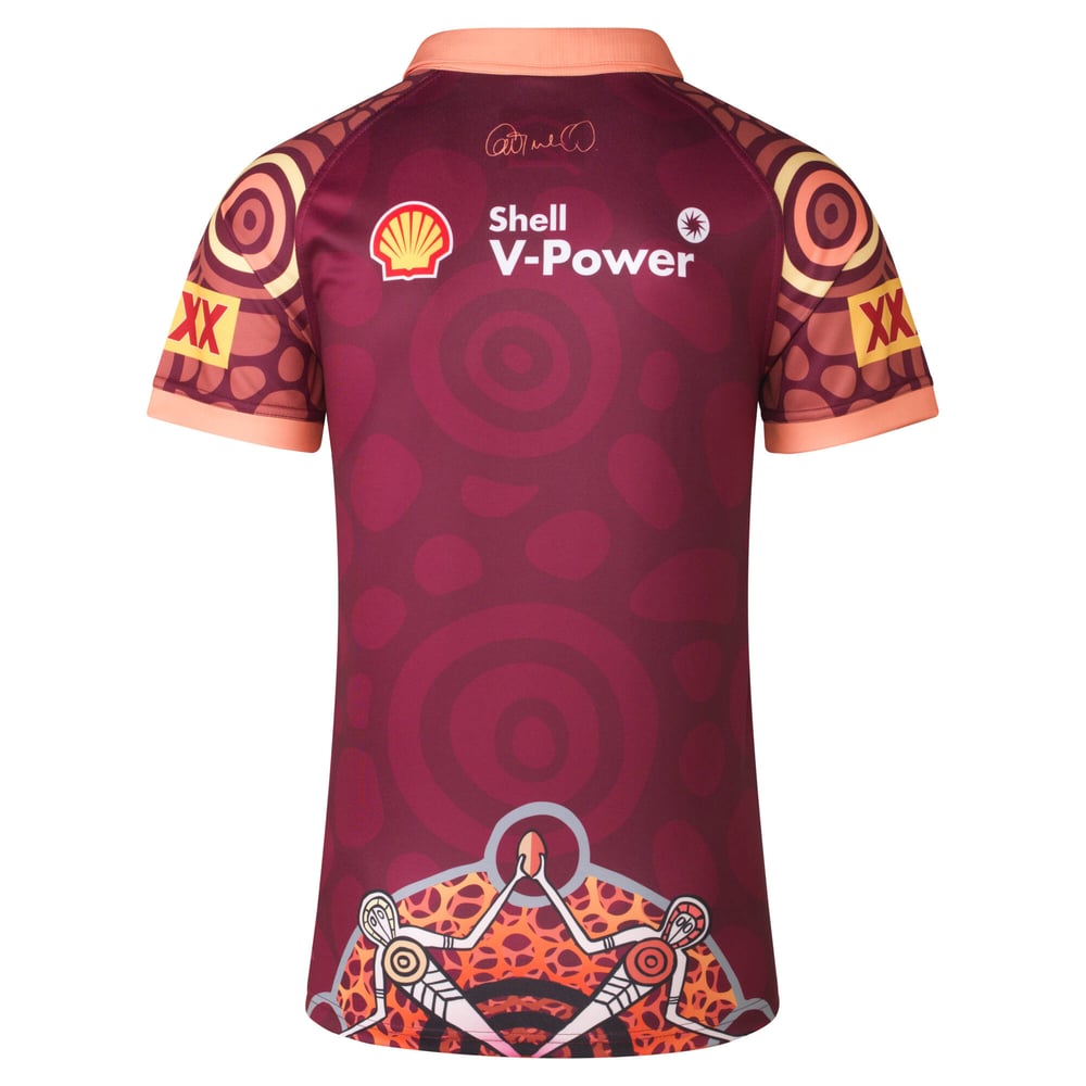 Men's QLD Maroons 2024 Third Indigenous Shirt