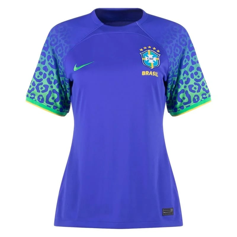 Damen Brasilien Auswärtstrikot Weltmeisterschaft 2022