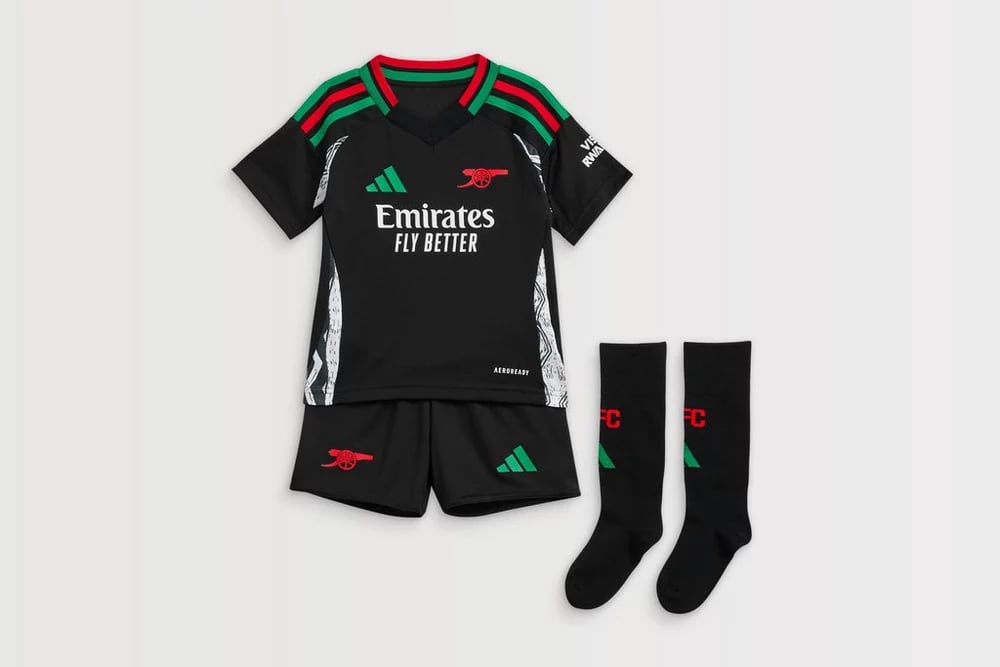 Kinder Arsenal 2024/25 Auswärtsset
