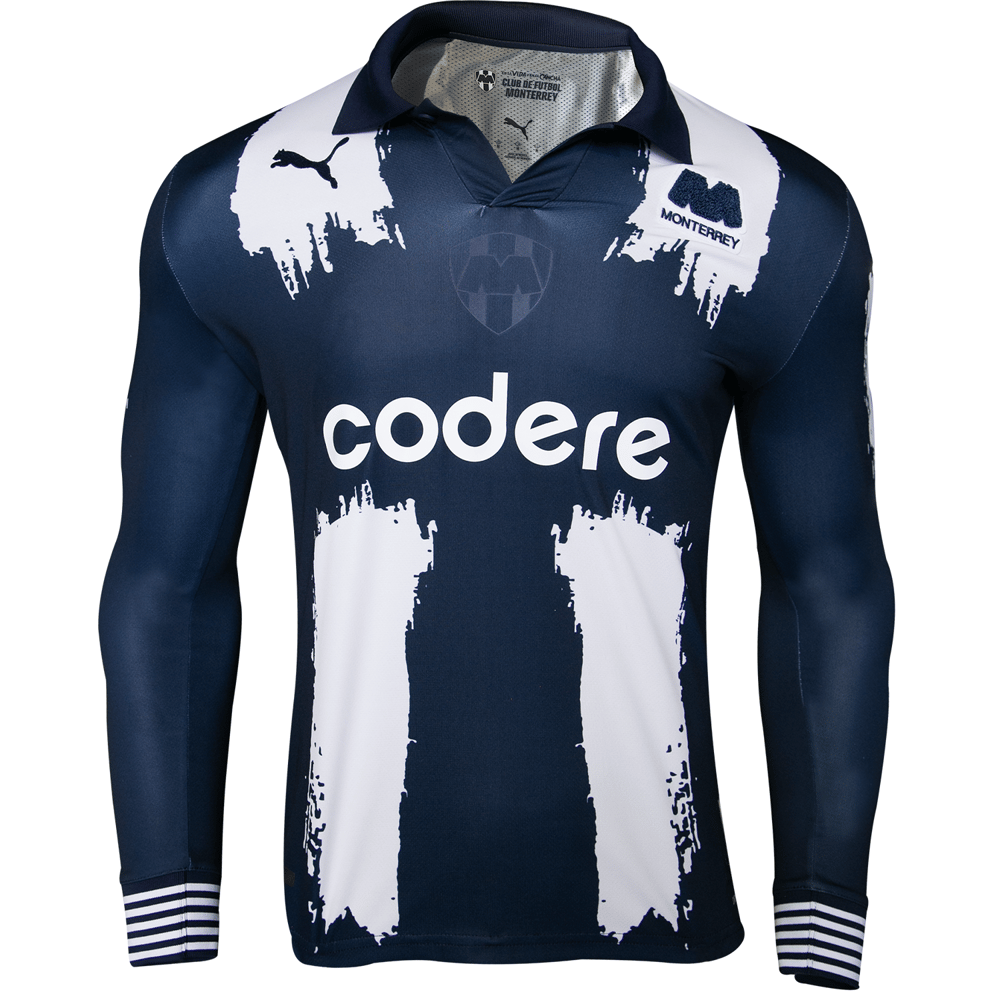 Herren Monterrey FC 2025 Heimtrikot Klub-Weltmeisterschaft Langarm