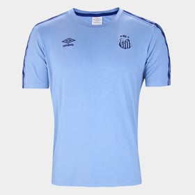 Herren Santos FC 2024 Dritt Authentisches Trainingsshirt - Blau