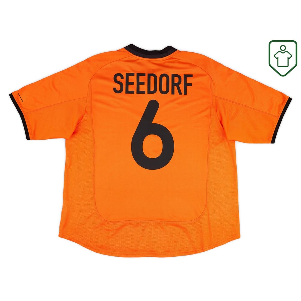 Männer Niederlande 2000/02 Heim Retro Shirt Seedorf #6