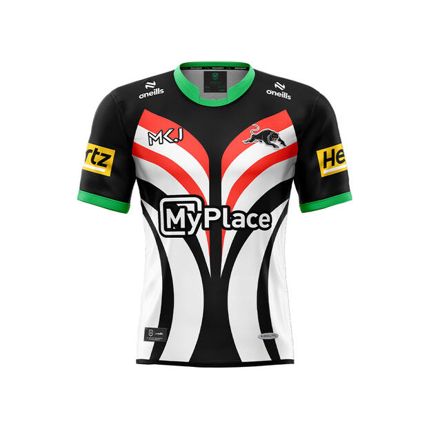 Kid's Penrith Panthers 2025 Third Warm Up Shirt