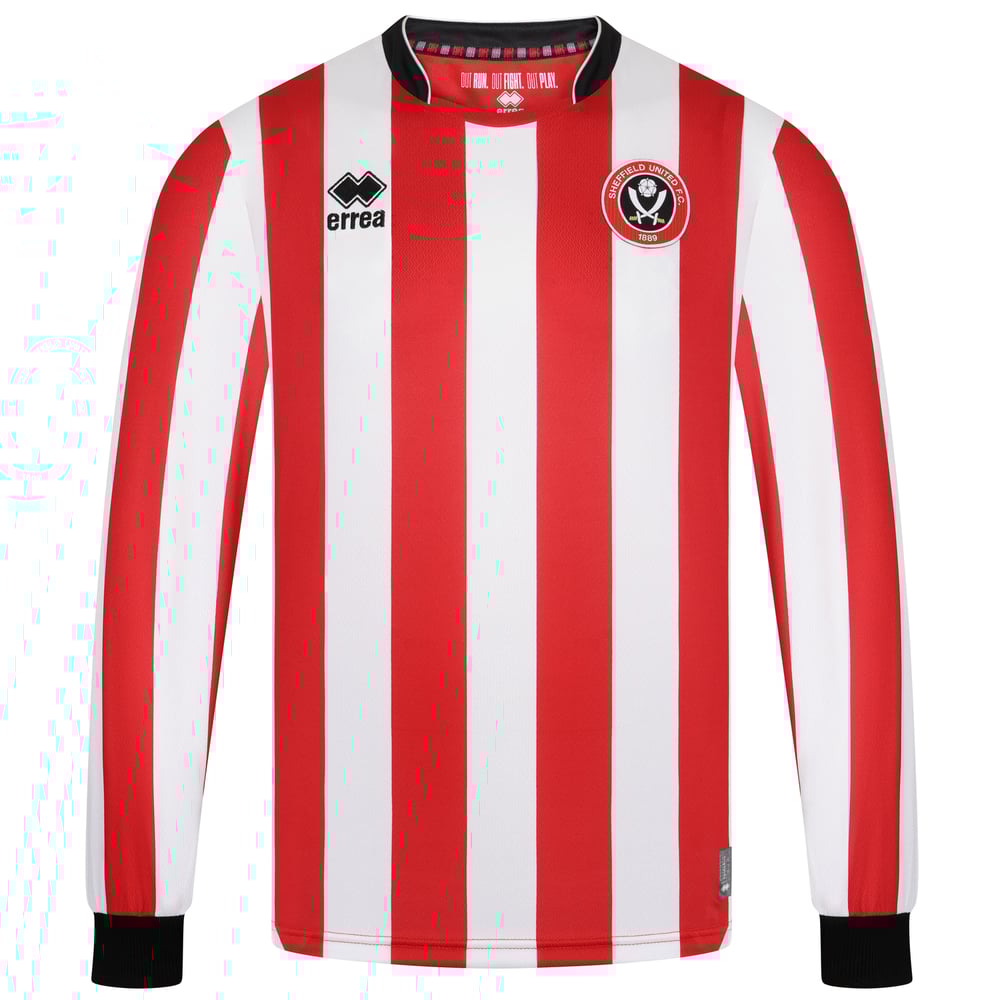 Herren Sheffield United 2025/26 Heim Langarmtrikot