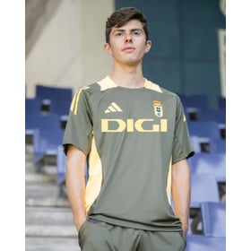 Kinder Real Oviedo 2024/25 Dritt Authentisches Trainingsshirt - Olive