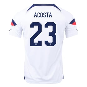 Kellyn Acosta #23 USMNT Home Jersey World Cup 2022