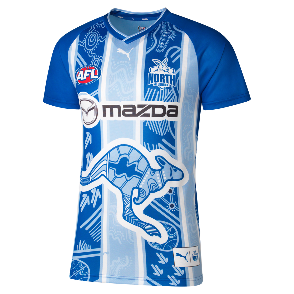 Men's North Melbourne Kangaroos 2025 Third Warm Up Shirt