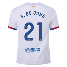 Barcelona #21 Frenkie de Jong Auswärtstrikot 23/24