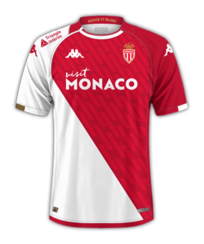Damen AS Monaco 2023/24 Heim Shirt