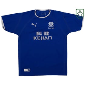 Men's Everton 2003/04 Home Retro Shirt Gravesen #16