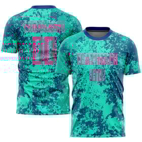 Pink-Royal Jersey Custom Teal Uniform Sublimation Soccer