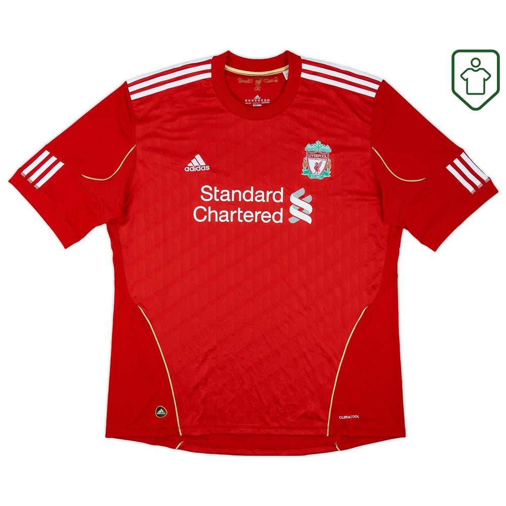 Herren Liverpool 2010/12 Heim Retro Shirt Suarez #7