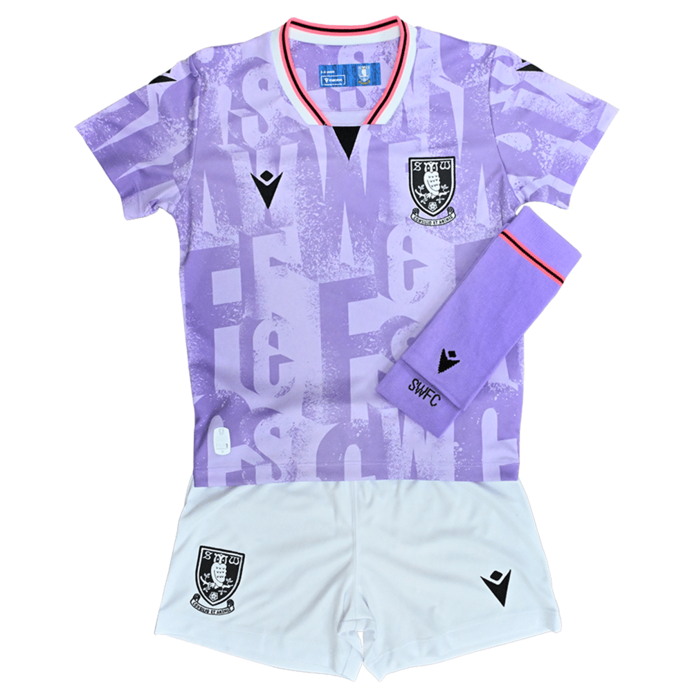 Kinderkit Sheffield Wednesday 2025/26 Auswärtskit