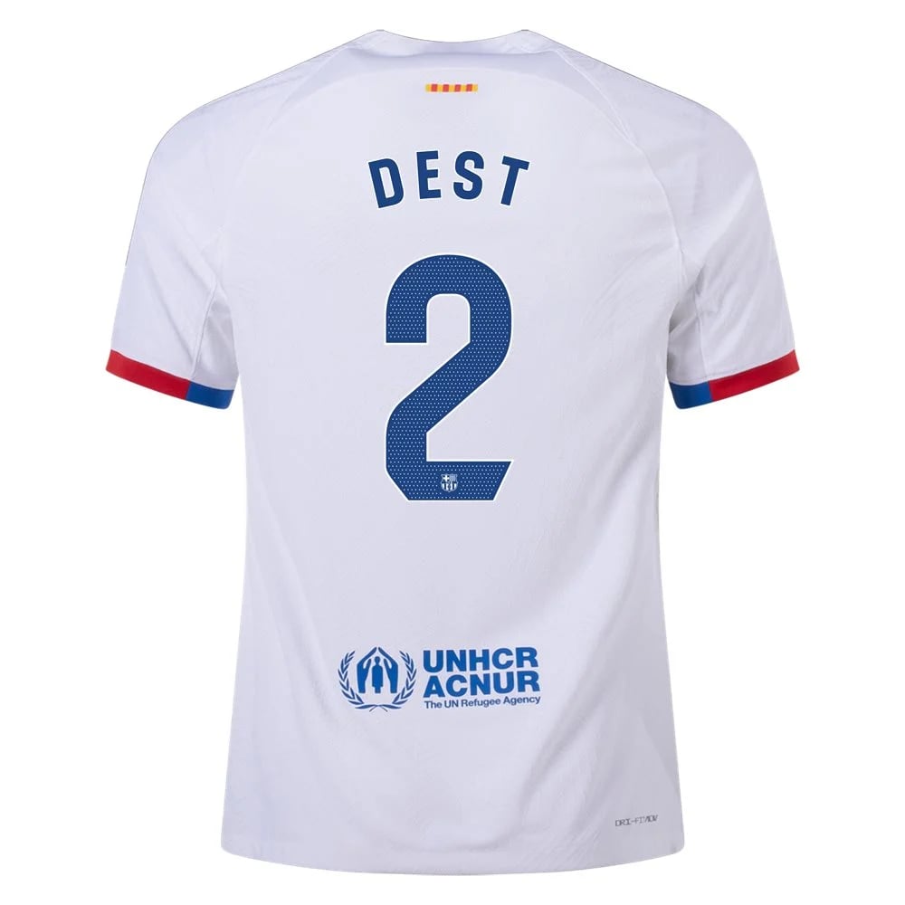 Barcelona #2 Sergiño Dest Auswärtstrikot 23/24