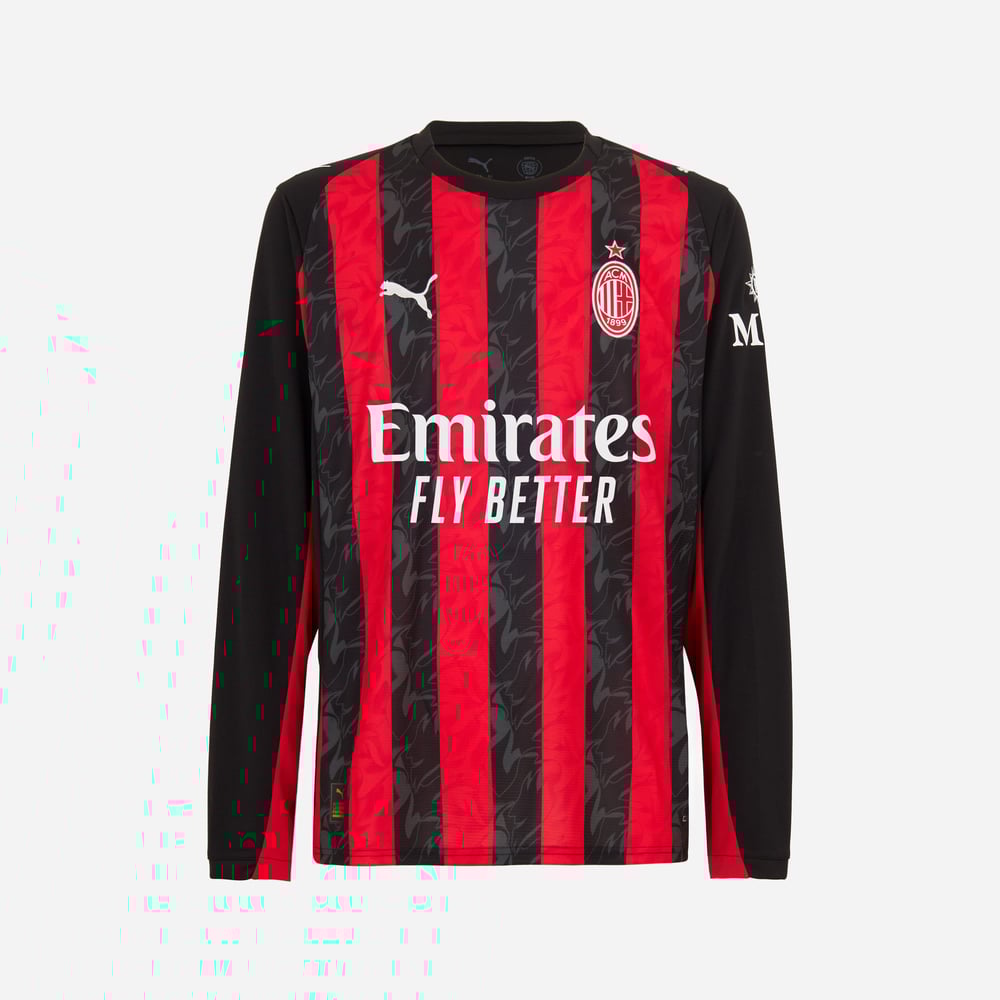 Kinder Milan 2025/26 Heimtrikot Langarm