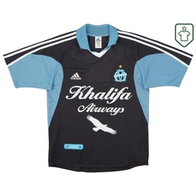 Herren Olympique Marseille Auswärts-Retro-Trikot 2001/02