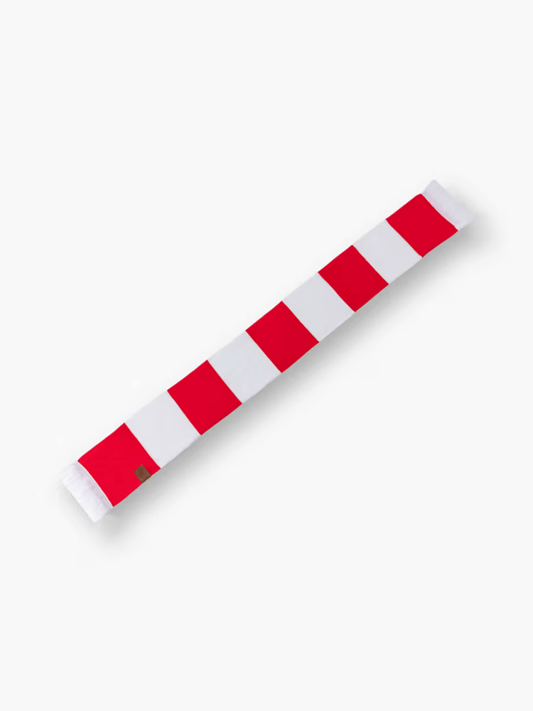 RB Leipzig Block Scarf - White/Red