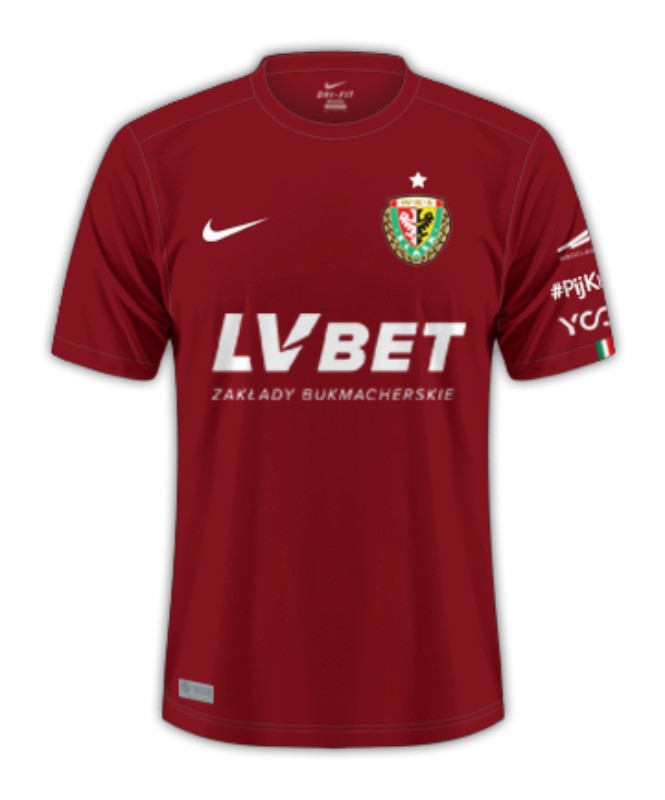 Herren Śląsk Wrocław 2023/24 Drittes Shirt