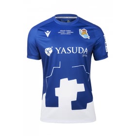 Kinder Real Sociedad 2024/25 Heim Chillida Shirt