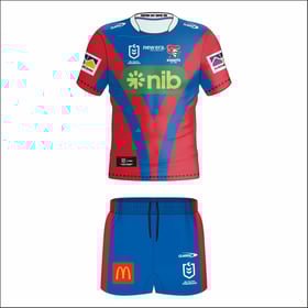 Kid's Newcastle Knights 2025 Home Kit