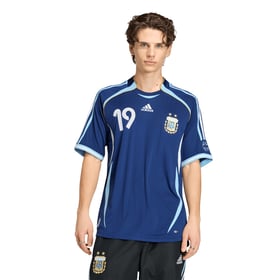 Damska Koszulka Retro Argentyna 2006 Wyjazdowa Messi #19