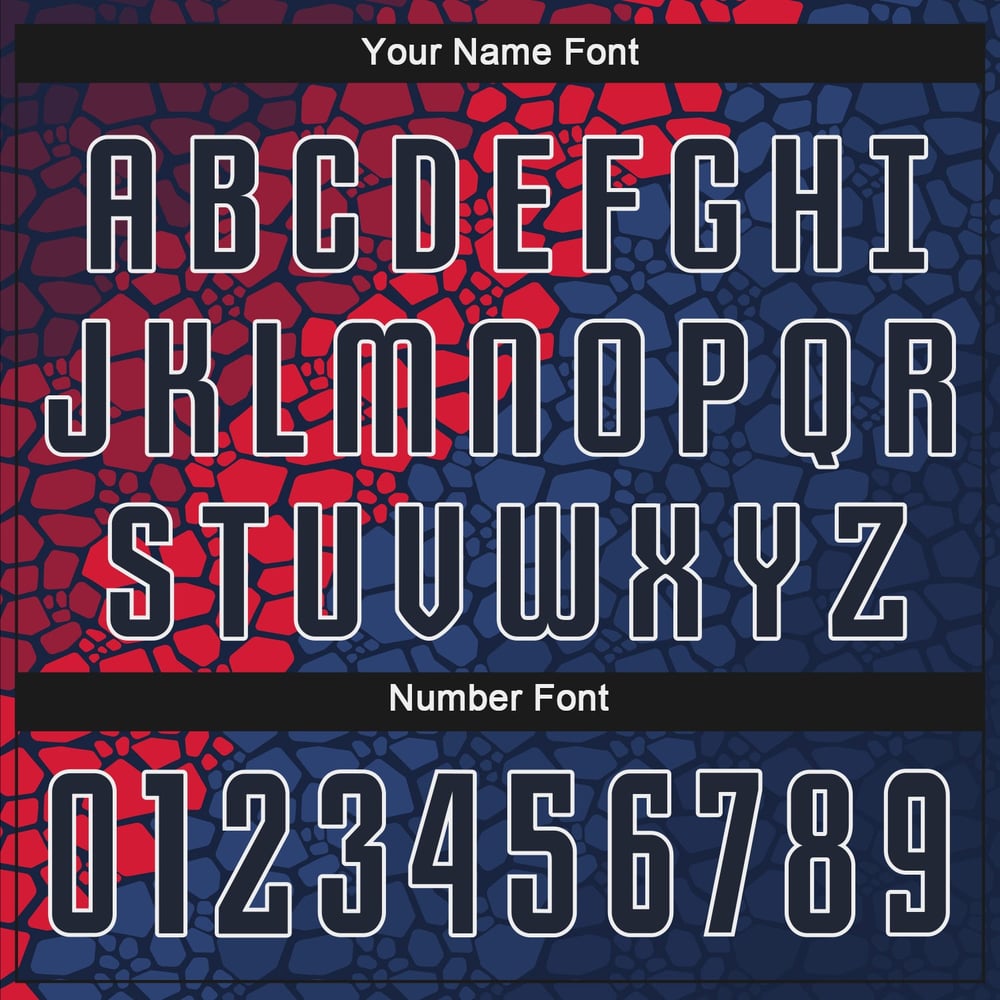 Jersey Sublimation Soccer Navy Navy-Red Uniform Custom