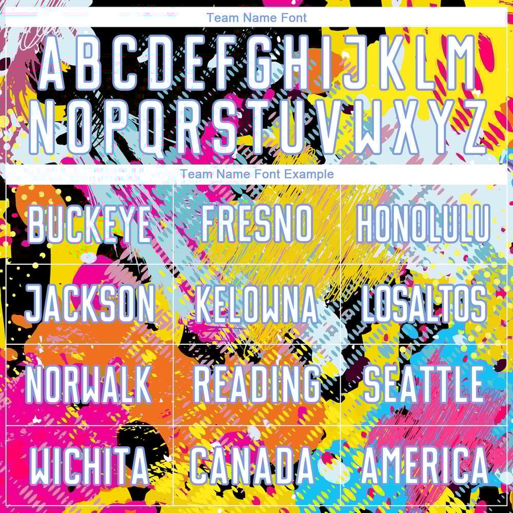 Custom Blue White-Light Sublimation Graffiti Jersey Soccer Uniform Pattern