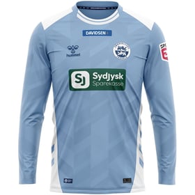 Kid's SønderjyskE 2025/26 Home Long Sleeve Shirt
