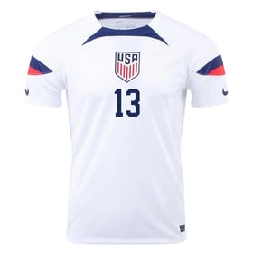 Jordan Morris #13 USMNT Heimtrikot Weltmeisterschaft 2022