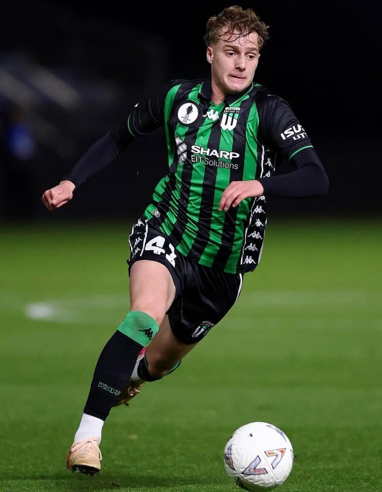 Kid's Western United 2025/26 Home Australia Cup Shirt