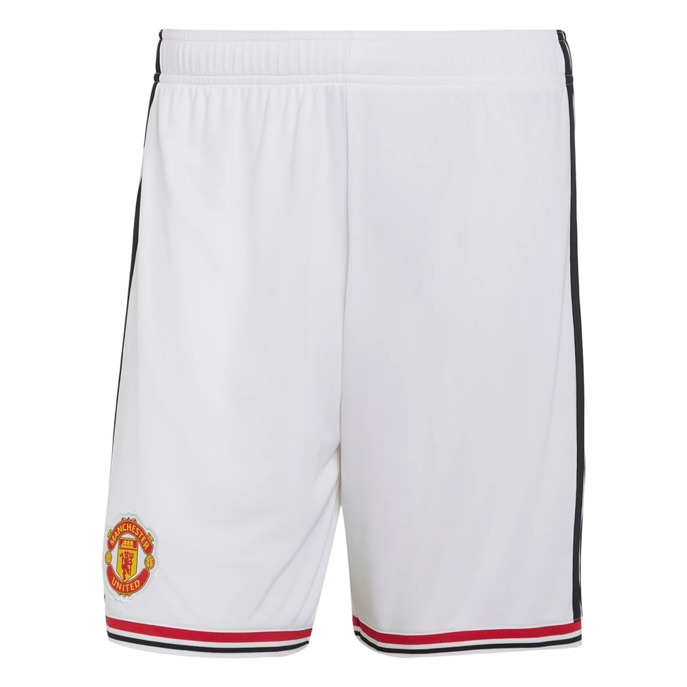 Pantalones Cortos Locales Infantiles Manchester United 2026/27 - Blanco