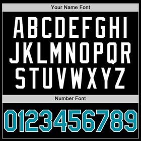 Camiseta de béisbol auténtica retro en negro, verde azulado y blanco, personalizada