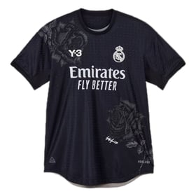 Real Madrid Y-3 Vierte Trikot Schwarz Spielerversion 23/24