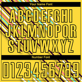 Soccer Black Jersey Yellow Uniform Custom Sublimation Lines