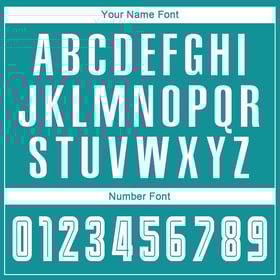 Sublimation Teal Custom Soccer Fashion Uniform White-Black Fade Jersey