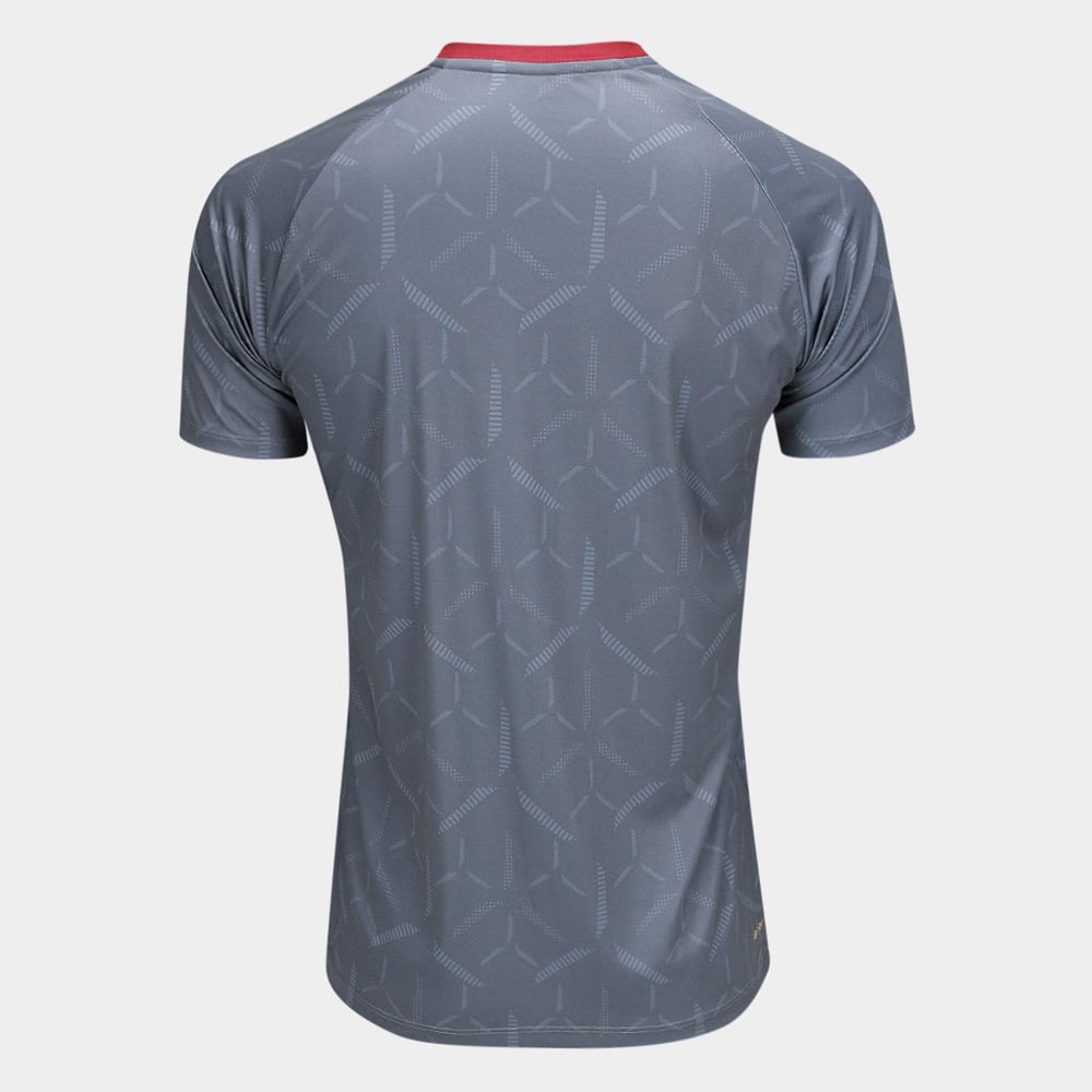 Kinder São Paulo 2025 Dritt Authentisches Trainingsshirt - Grau