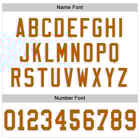 Orange Authentic Texas Custom White Jersey Mesh Football