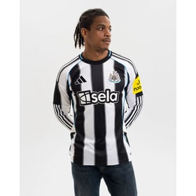 Kid's Newcastle United 2025/26 Home Long Sleeve Shirt