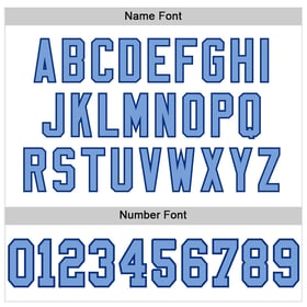 Light White Mesh Blue-Royal Authentic Football Jersey Custom