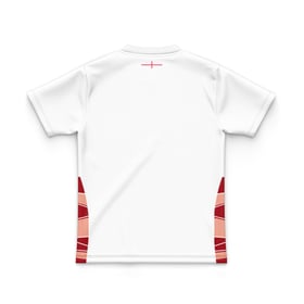 Kid's England Rugby 2024/25 Third Warm Up Shirt - White