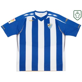 Herren Málaga CF Heim-Retro-Trikot 2007/09