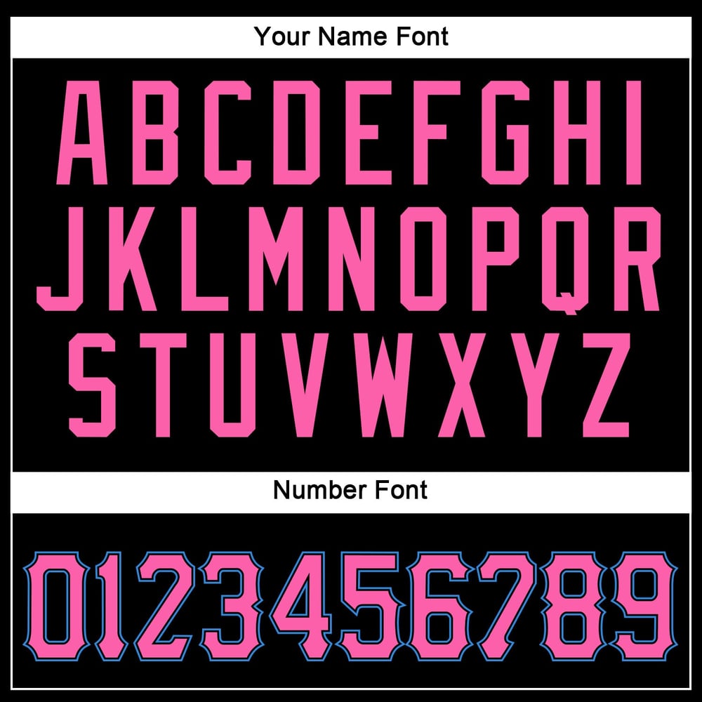 Throwback Blue Custom Black Mesh Pink-Powder Jersey Authentic Football